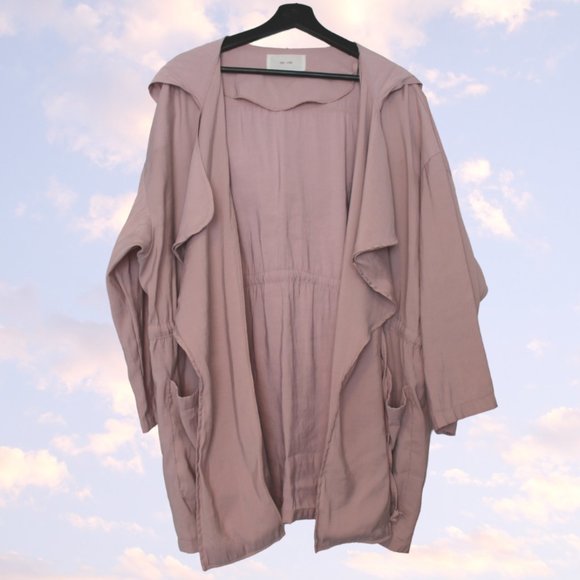 OAK + FORT Light Pink Anorak - Picture 1 of 4